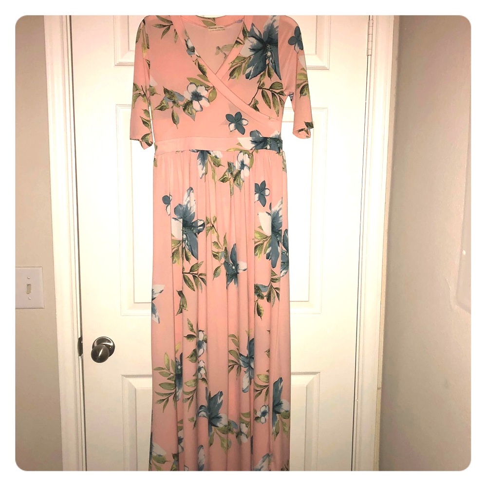 Pink Wrap Maxi